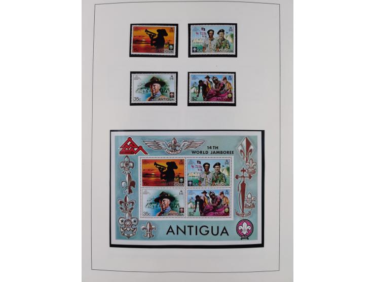 1953/77, mint never hinged collection incl. Mi.-Nr. 101-115, in album