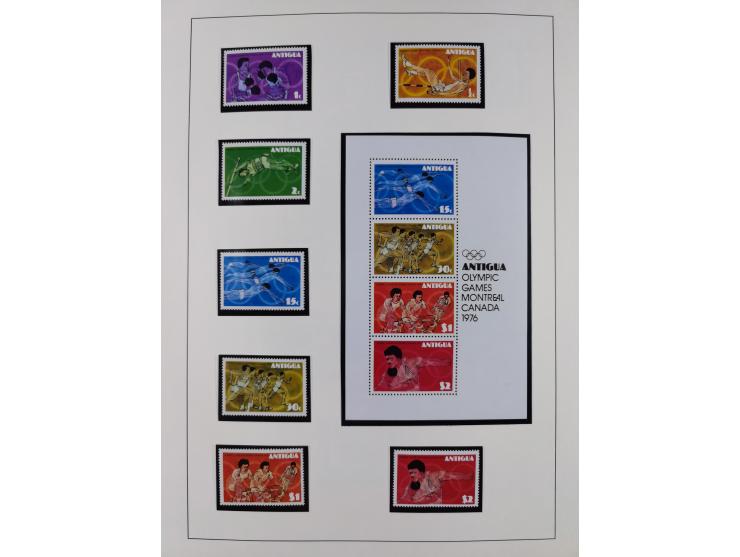 1953/77, mint never hinged collection incl. Mi.-Nr. 101-115, in album