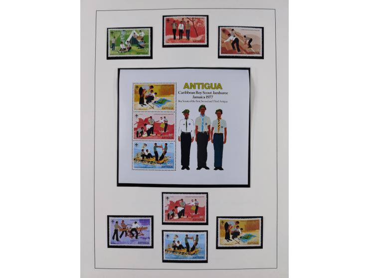 1953/77, mint never hinged collection incl. Mi.-Nr. 101-115, in album