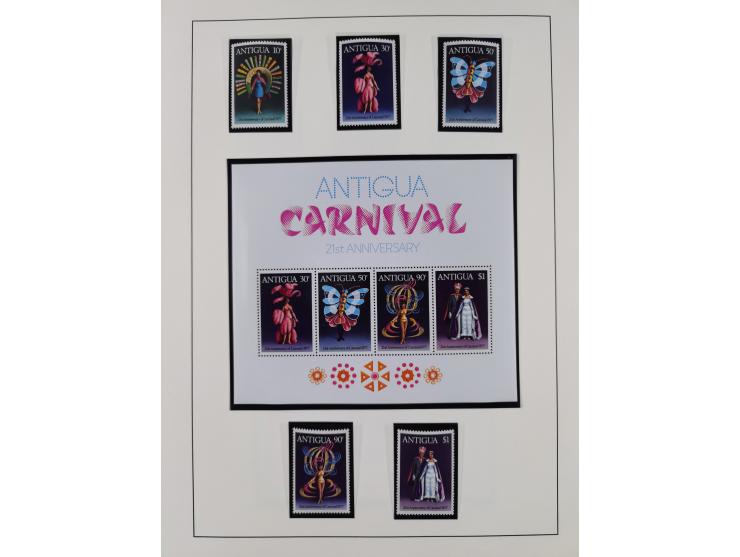 1953/77, mint never hinged collection incl. Mi.-Nr. 101-115, in album