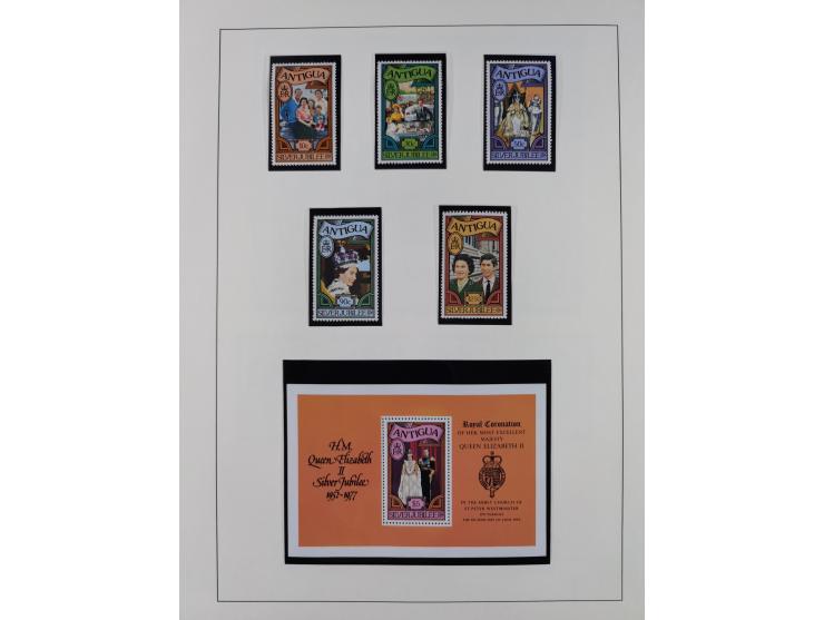 1953/77, mint never hinged collection incl. Mi.-Nr. 101-115, in album