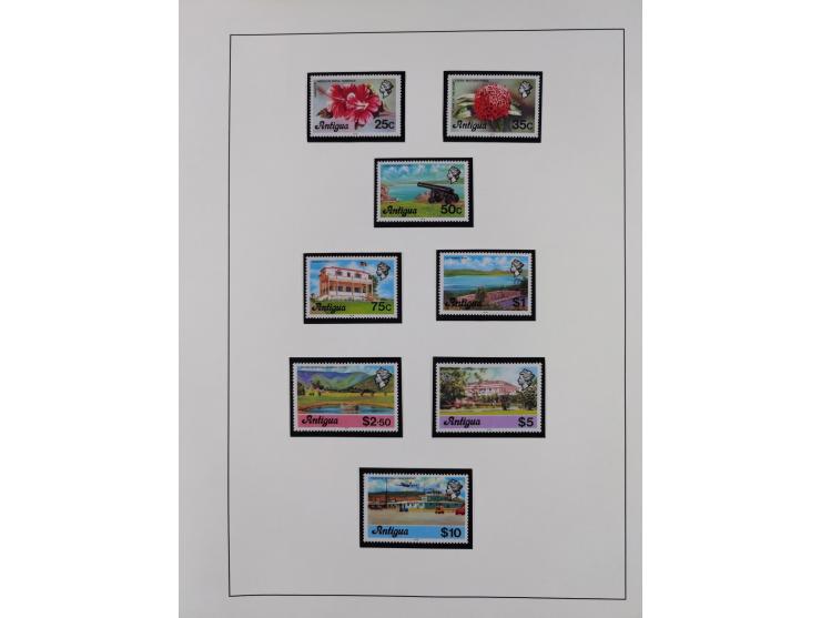 1953/77, mint never hinged collection incl. Mi.-Nr. 101-115, in album