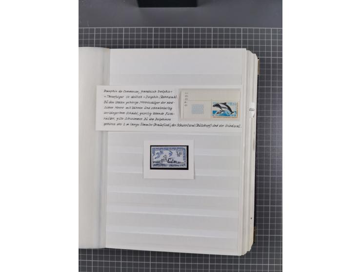 Antarktis: 1961/2016, meist postfrische Sammlung mit Ausgaben von diversen Ländern von Argentinien bis Wallis und Futuna, der