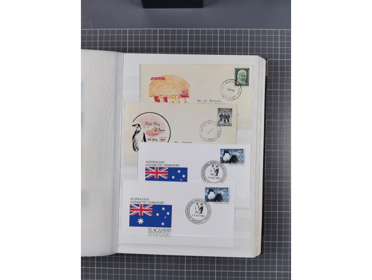 Antarktis: 1961/2016, meist postfrische Sammlung mit Ausgaben von diversen Ländern von Argentinien bis Wallis und Futuna, der