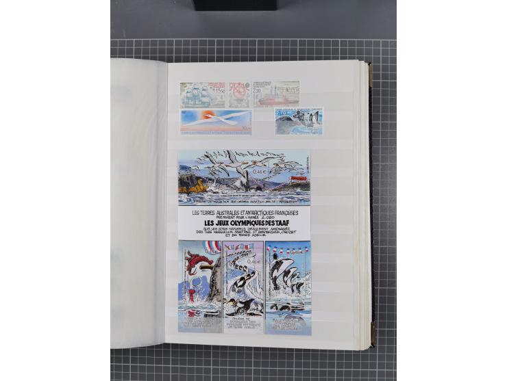 Antarktis: 1961/2016, meist postfrische Sammlung mit Ausgaben von diversen Ländern von Argentinien bis Wallis und Futuna, der