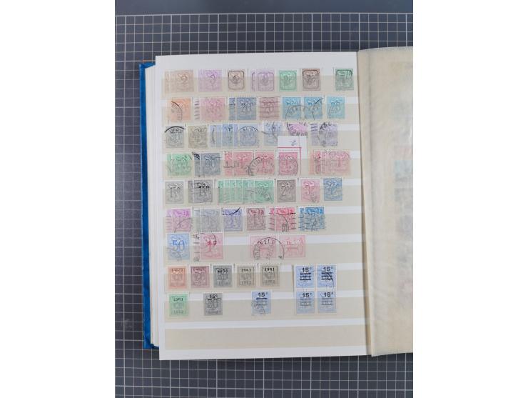 1858/2000, mostly used and unused collection incl. multiple stamps and railway parcel stamps, with souvenir sheets No. 3, 5, 