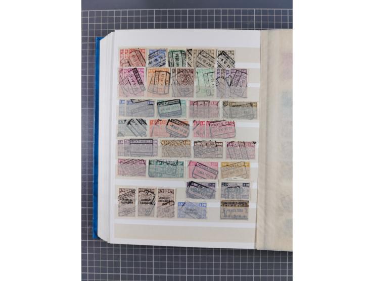 1858/2000, mostly used and unused collection incl. multiple stamps and railway parcel stamps, with souvenir sheets No. 3, 5, 