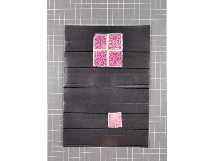 1890/1944 (ca.), interesting accumulation of some hundered items, many interesting, including varieties, &nbsp;multiples, ent