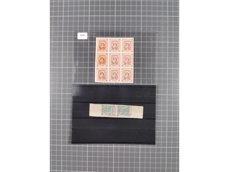 1890/1944 (ca.), interesting accumulation of some hundered items, many interesting, including varieties, &nbsp;multiples, ent