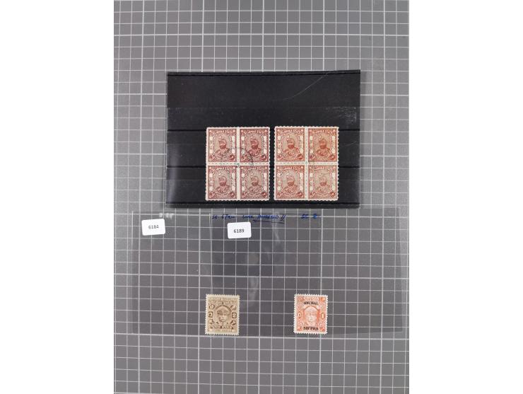 1890/1944 (ca.), interesting accumulation of some hundered items, many interesting, including varieties, &nbsp;multiples, ent