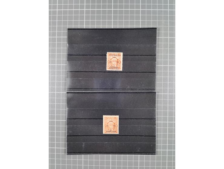 1890/1944 (ca.), interesting accumulation of some hundered items, many interesting, including varieties, &nbsp;multiples, ent