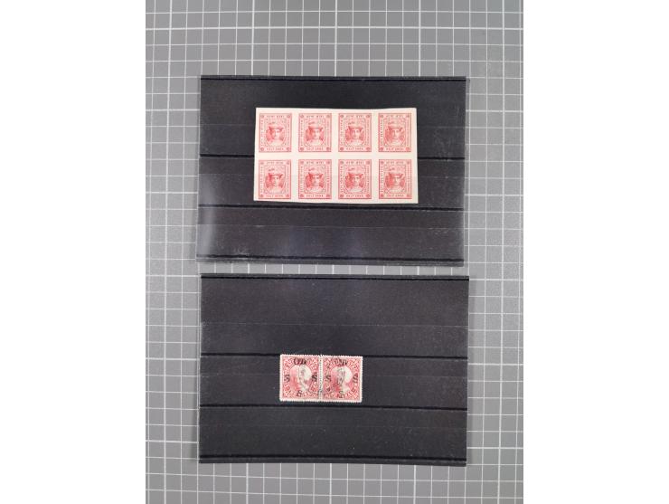 1890/1944 (ca.), interesting accumulation of some hundered items, many interesting, including varieties, &nbsp;multiples, ent