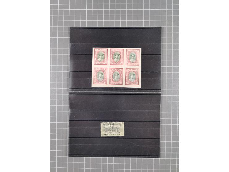 1890/1944 (ca.), interesting accumulation of some hundered items, many interesting, including varieties, &nbsp;multiples, ent