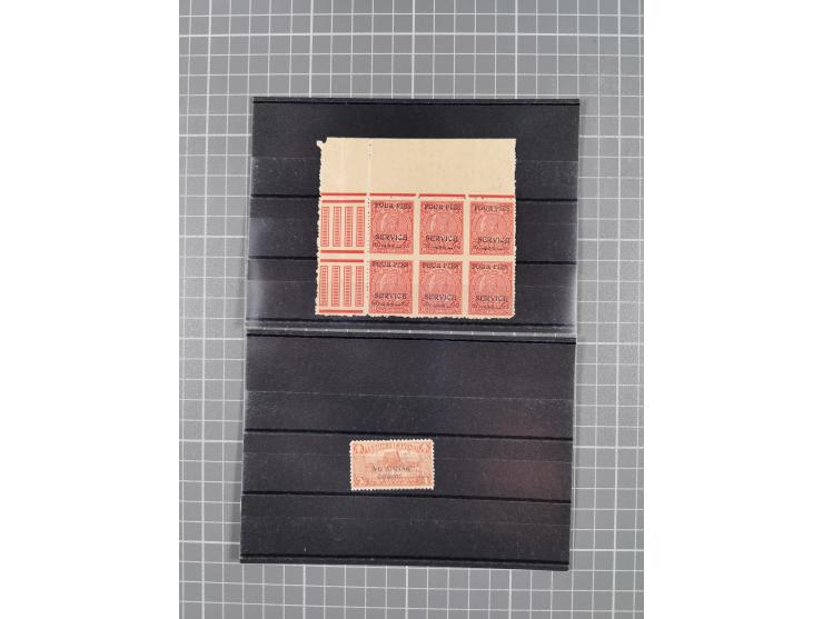 1890/1944 (ca.), interesting accumulation of some hundered items, many interesting, including varieties, &nbsp;multiples, ent