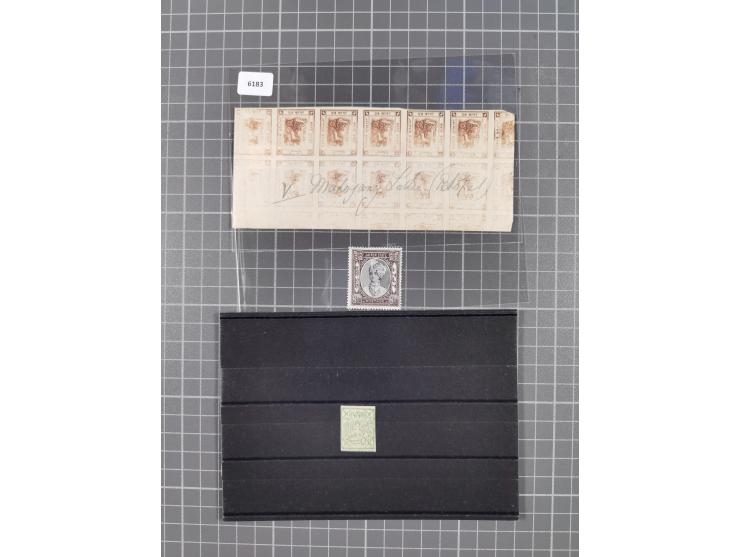 1890/1944 (ca.), interesting accumulation of some hundered items, many interesting, including varieties, &nbsp;multiples, ent