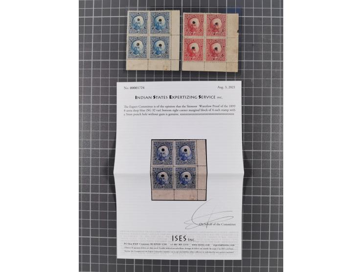 1890/1944 (ca.), interesting accumulation of some hundered items, many interesting, including varieties, &nbsp;multiples, ent