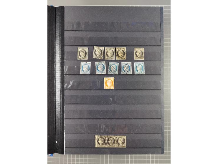 1849/2004, unused, mint never hinged and used collection, starting with some classics, Napoleon with some proofs, Napoleon 1c