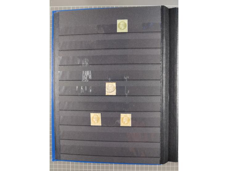 1849/2004, unused, mint never hinged and used collection, starting with some classics, Napoleon with some proofs, Napoleon 1c