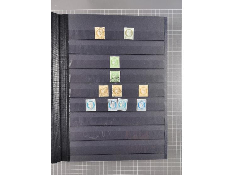 1849/2004, unused, mint never hinged and used collection, starting with some classics, Napoleon with some proofs, Napoleon 1c