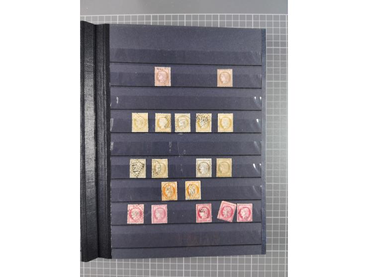 1849/2004, unused, mint never hinged and used collection, starting with some classics, Napoleon with some proofs, Napoleon 1c