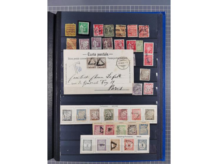 1849/2004, unused, mint never hinged and used collection, starting with some classics, Napoleon with some proofs, Napoleon 1c