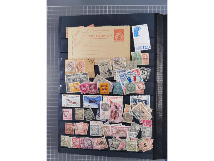 1849/2004, unused, mint never hinged and used collection, starting with some classics, Napoleon with some proofs, Napoleon 1c