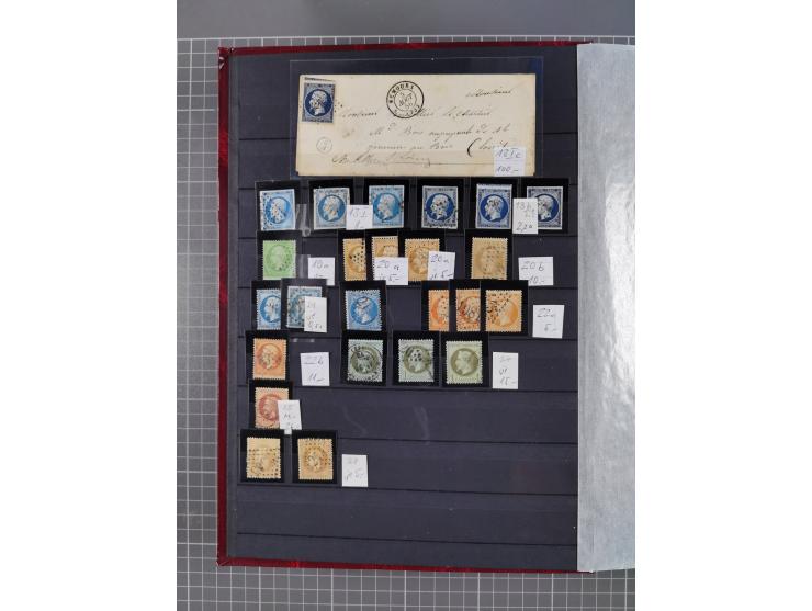 1849/2004, unused, mint never hinged and used collection, starting with some classics, Napoleon with some proofs, Napoleon 1c