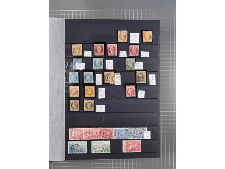 1849/2004, unused, mint never hinged and used collection, starting with some classics, Napoleon with some proofs, Napoleon 1c