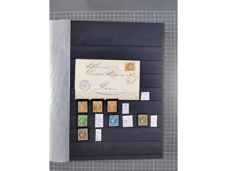 1849/2004, unused, mint never hinged and used collection, starting with some classics, Napoleon with some proofs, Napoleon 1c