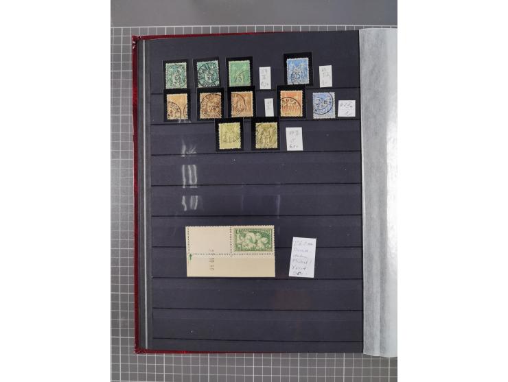 1849/2004, unused, mint never hinged and used collection, starting with some classics, Napoleon with some proofs, Napoleon 1c