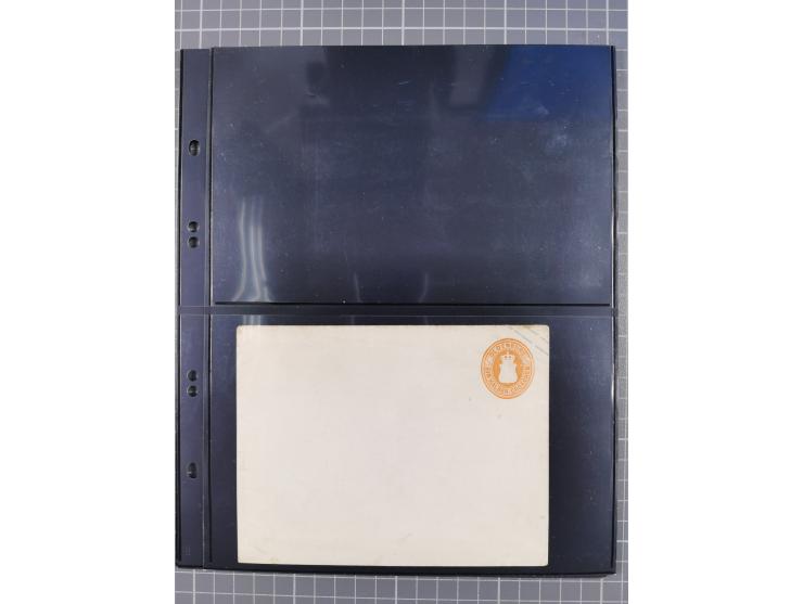 1861/64, kleine Sammlung von zwölf ungebrauchten Ganzsachenumschlag gegen, dabei U2-4B, U2A ND, U5B und U7A. Ein Fotoattest u