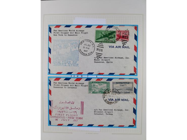 1915/57, 43 covers and cards from ottoman period to first fights, including WWI censor cards from Aleppo and Damas, parcel ca