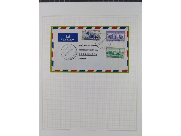 1915/57, 43 covers and cards from ottoman period to first fights, including WWI censor cards from Aleppo and Damas, parcel ca