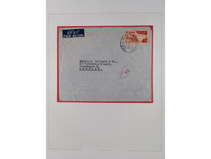 1915/57, 43 covers and cards from ottoman period to first fights, including WWI censor cards from Aleppo and Damas, parcel ca