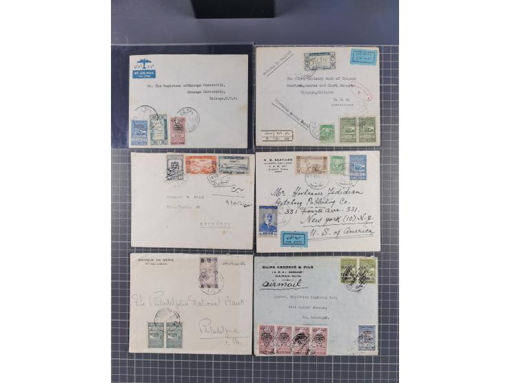 1915/57, 43 covers and cards from ottoman period to first fights, including WWI censor cards from Aleppo and Damas, parcel ca
