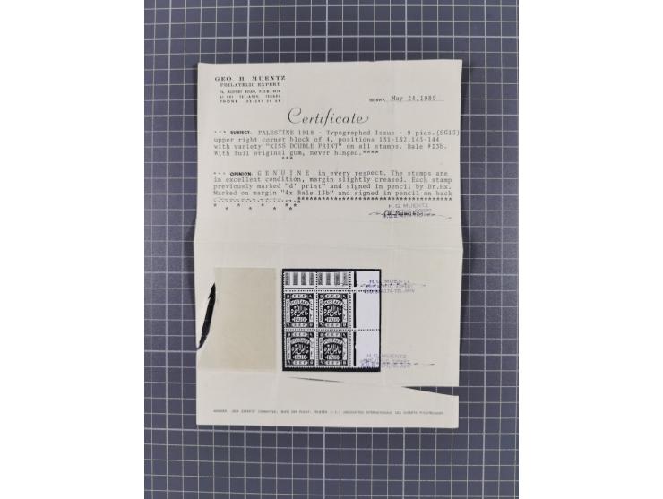 1920/22, small lot of better stamps and varieties including Bale 62b used, 71c on letter and 82a unused, several certificates