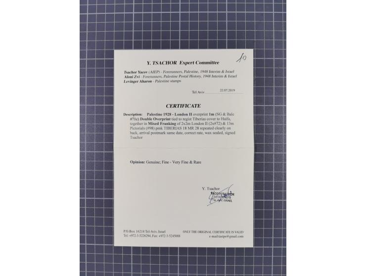 1920/22, small lot of better stamps and varieties including Bale 62b used, 71c on letter and 82a unused, several certificates