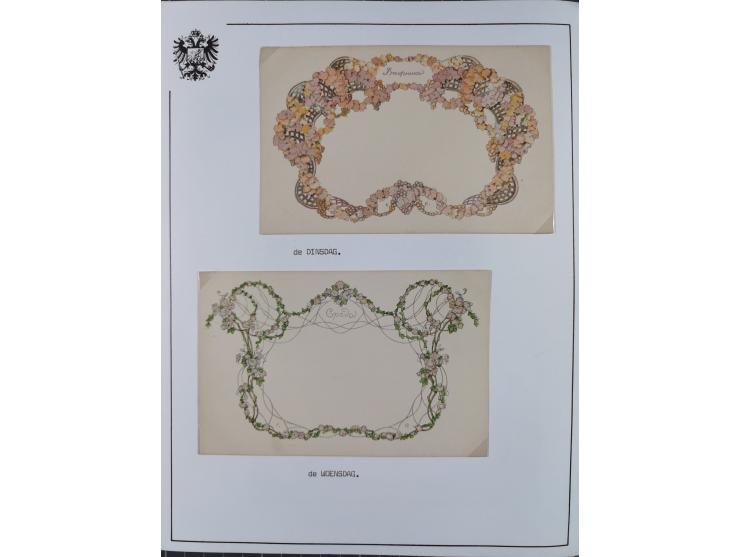 1900/15 (ca.), Red Cross Illustrated Postcards, impressive collection with well over 300 mostly unused cards, depicting sceni