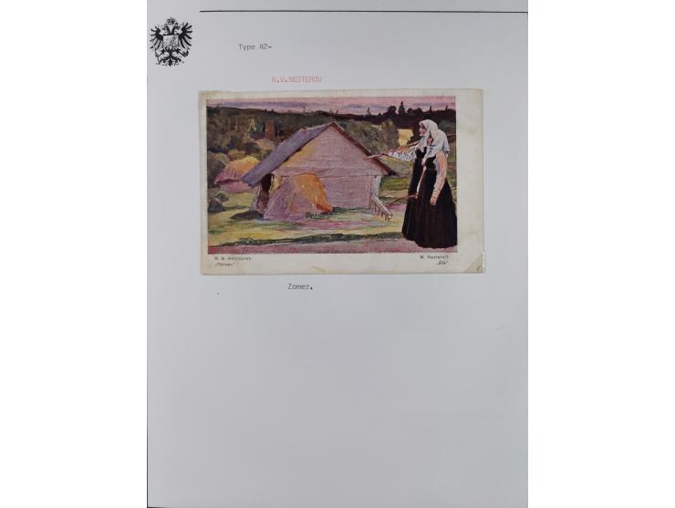 1900/15 (ca.), Red Cross Illustrated Postcards, impressive collection with well over 300 mostly unused cards, depicting sceni