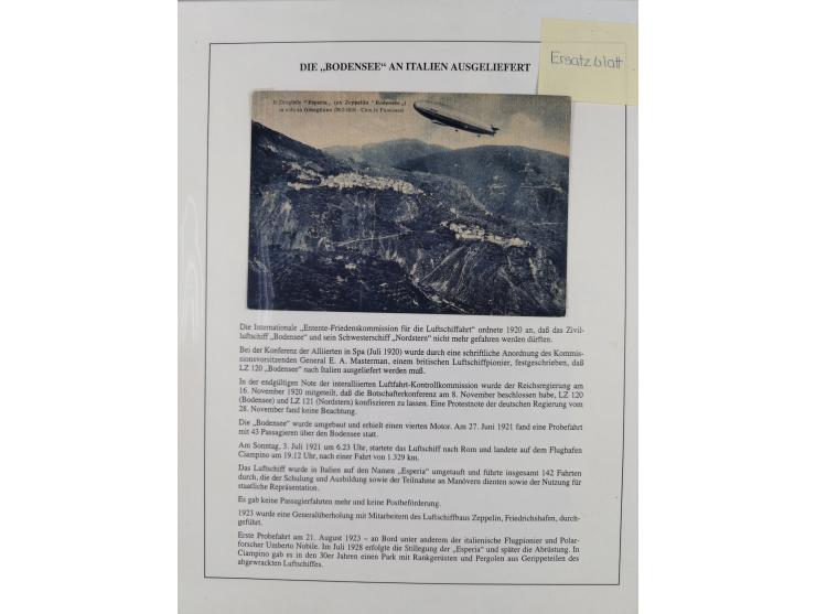 1919/1933, fast 30 Briefe und Karten mit Schwerpunkt bei der “Bodensee”-Post mit u.a. Sieger Nr. 19A, 19Ac, 19Ae, zwei fehler
