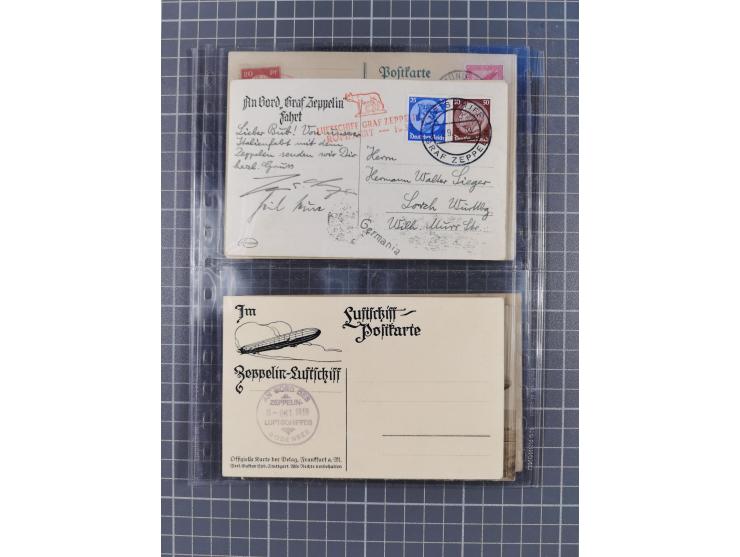 1919/1933, fast 30 Briefe und Karten mit Schwerpunkt bei der “Bodensee”-Post mit u.a. Sieger Nr. 19A, 19Ac, 19Ae, zwei fehler