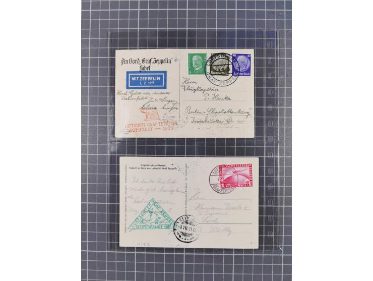 1919/1933, fast 30 Briefe und Karten mit Schwerpunkt bei der “Bodensee”-Post mit u.a. Sieger Nr. 19A, 19Ac, 19Ae, zwei fehler