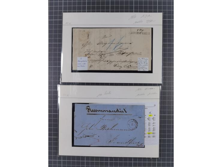 1849/2004, Konvolut mit Marken ab Altdeutsche Staaten bis in die Moderne mit besseren Werten (u.a. D. Reich halbamtliche Flug