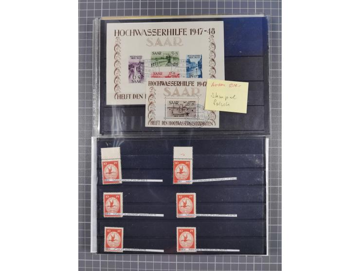 1849/2004, Konvolut mit Marken ab Altdeutsche Staaten bis in die Moderne mit besseren Werten (u.a. D. Reich halbamtliche Flug