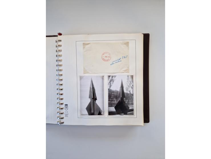 1931/2000 (ca.), interessanter Sammlungsbestand mit u.a. Postkarte “Tilling Raketenflugzeug” (Eckfehler), Österreich-Briefe m