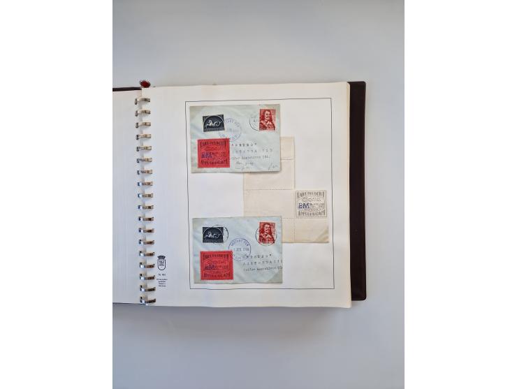 1931/2000 (ca.), interessanter Sammlungsbestand mit u.a. Postkarte “Tilling Raketenflugzeug” (Eckfehler), Österreich-Briefe m