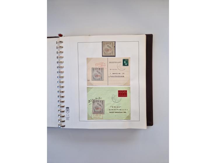 1931/2000 (ca.), interessanter Sammlungsbestand mit u.a. Postkarte “Tilling Raketenflugzeug” (Eckfehler), Österreich-Briefe m