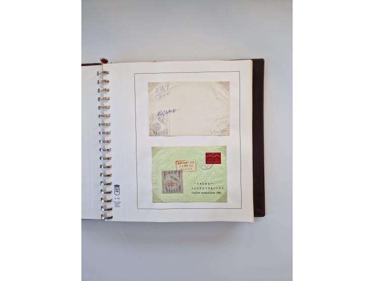 1931/2000 (ca.), interessanter Sammlungsbestand mit u.a. Postkarte “Tilling Raketenflugzeug” (Eckfehler), Österreich-Briefe m