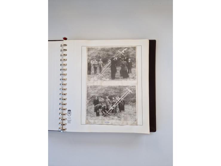 1931/2000 (ca.), interessanter Sammlungsbestand mit u.a. Postkarte “Tilling Raketenflugzeug” (Eckfehler), Österreich-Briefe m