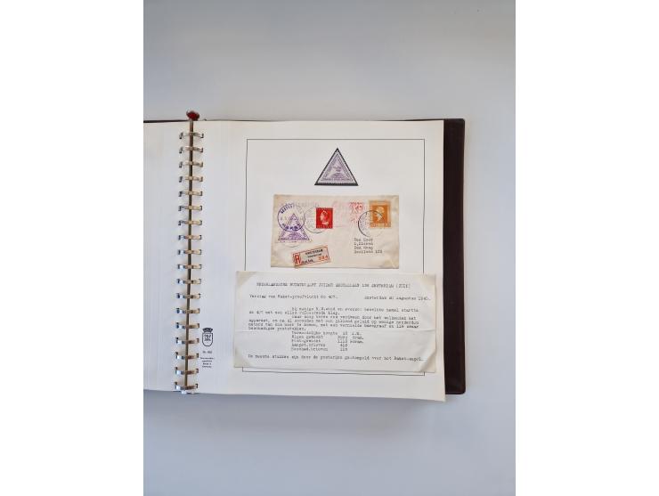 1931/2000 (ca.), interessanter Sammlungsbestand mit u.a. Postkarte “Tilling Raketenflugzeug” (Eckfehler), Österreich-Briefe m